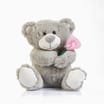Mother's Day Grey Bear Plush