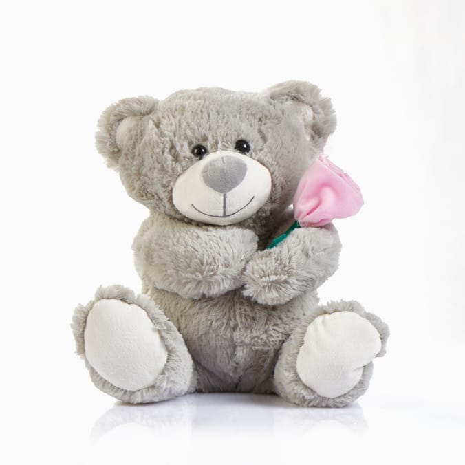 Mother's Day Grey Bear Plush