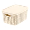 Diamond Storage Basket with Lid 7l