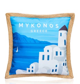 The Outdoor Edit Mediterranean Outdoor Cushion - Mykonos