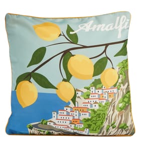 The Outdoor Edit Mediterranean Water Resistant Outdoor Cushion - Amalfi