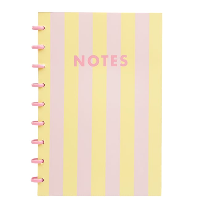 Big Plans A4 Neon Notebook - Yellow