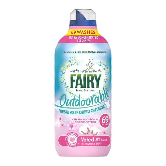 Fairy Outdoorable Fabric Conditioner 966ml 69w - Cherry Blossom and Nordic Cotton