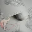 Flamingo Lake Wallpaper 12381 - Grey