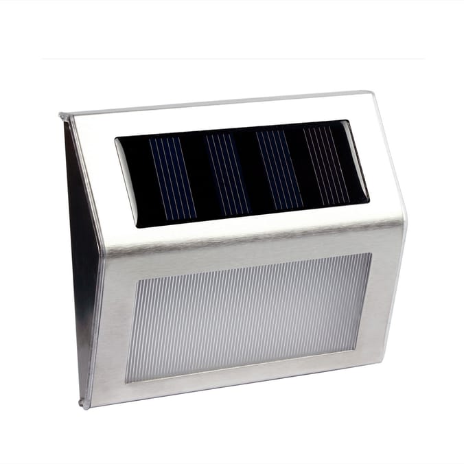 Firefly Solar Stainless Steel Step Light x3
