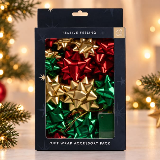  Festive Feeling Gift Wrap Accessory 42 Pack