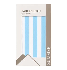 Summer Striped Table Cloth - Blue
