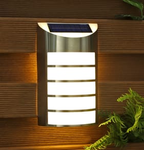 Firefly Stainless Steel Wall Solar Light