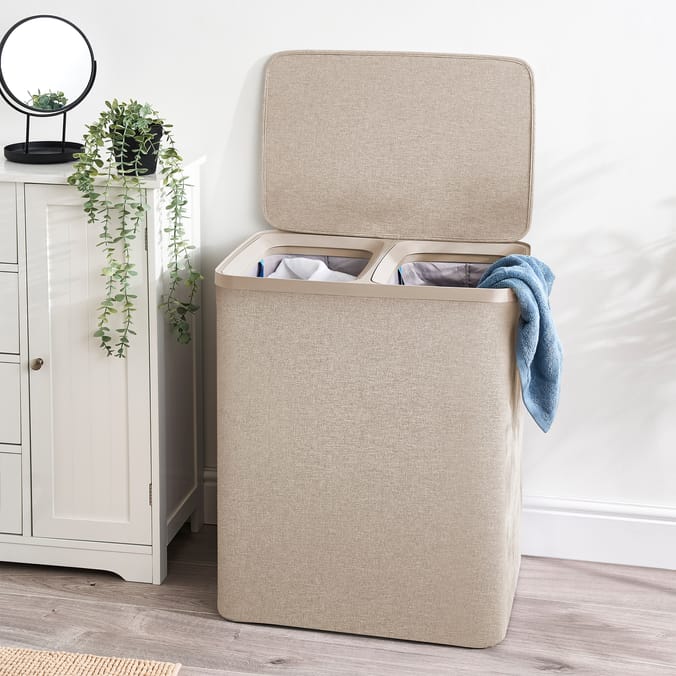 Utility Double Laundry Basket