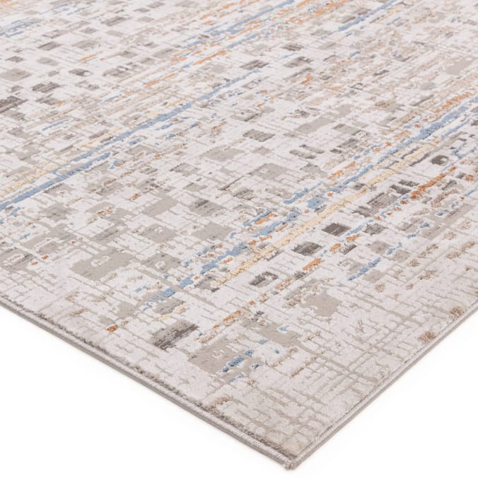 Asiatic Miro Grid Rug Metallic MI04