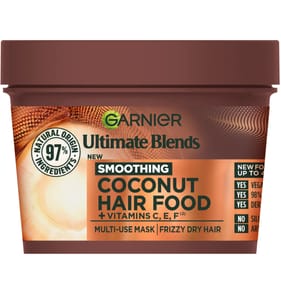 Garnier Ultimate Blends Smoothing Coconut Hair Food Hair Mask 400ml
