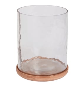 The Lifestyle Edit Autumn Glass Hurricane 