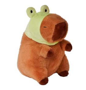 Kawaii Dreamer Capybara Plush With Green Hat