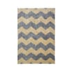 Essentials Chevron Shaggy Rug - Grey