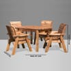 Charles Taylor 4 Seat Rectangular Table Set