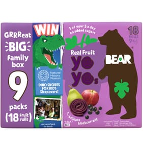 Bear Real Fruit Yoyos Brilliant Blackcurrant 9 x 20g