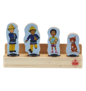 Fireman Sam Wooden Figures 4 Pack