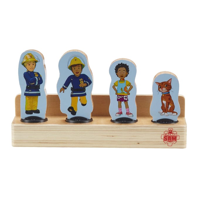 Fireman Sam Wooden Figures 4 Pack