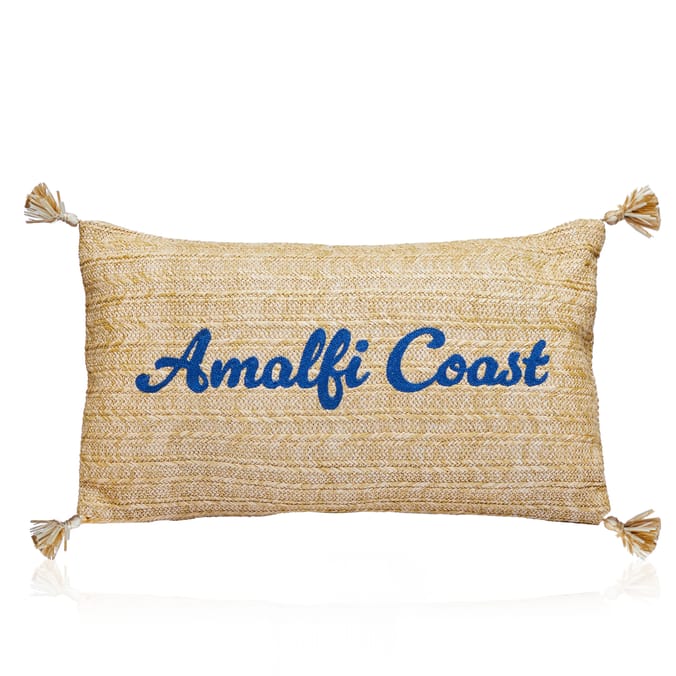 The Outdoor Edit Travellers Bazaar Summer Cushion - Amalfi Coast