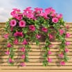 Jardin Artificial Petunia Balcony Planter