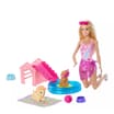 Barbie Puppy Pool Party Playset with Doll