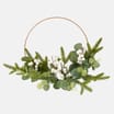 Home Collections Berry Half Wreath - White