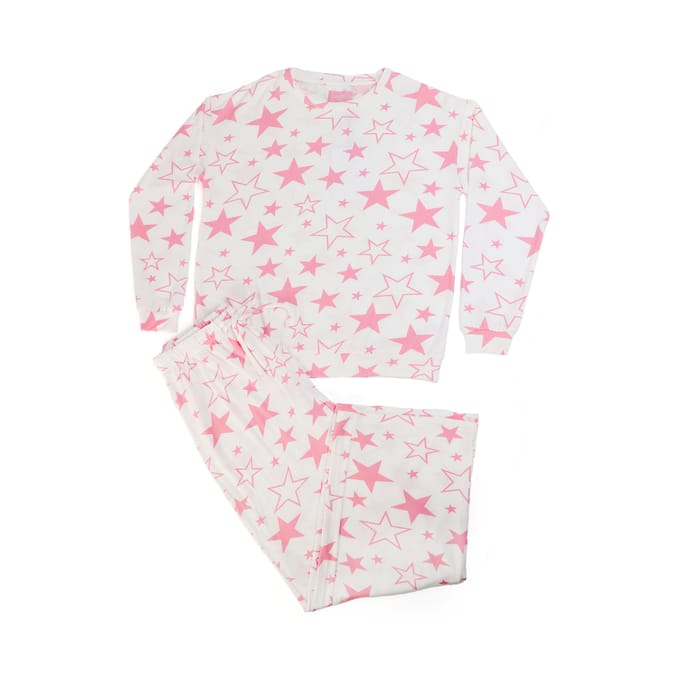 The Winter Warmer Collection Ladies Star Print Pyjama Set
