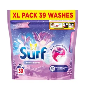 Surf 3in1 Laundry Capsules 39 Washes - Aurora Blooms