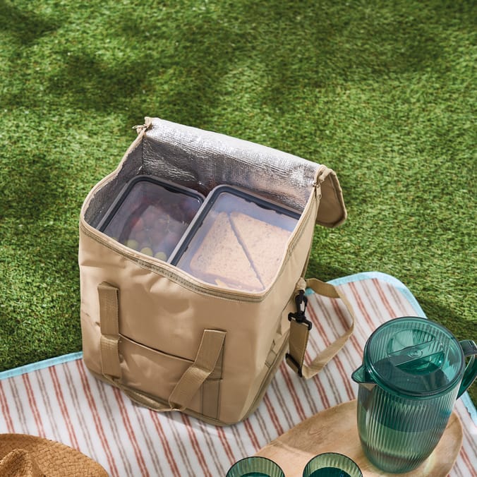 Summer Large Cooler Bag - Beige