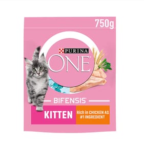 Purina One Chicken & Whole Grains Kitten Dry Cat Food 750g