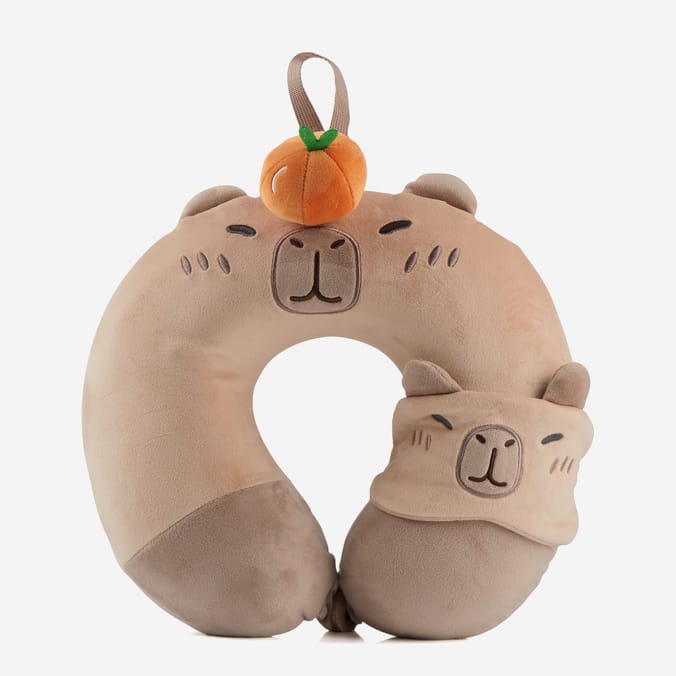 Travel Character Travel Pillow - Capybara