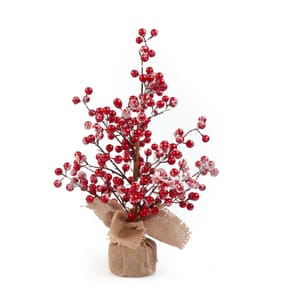Festive Feeling Red Berry Table Tree