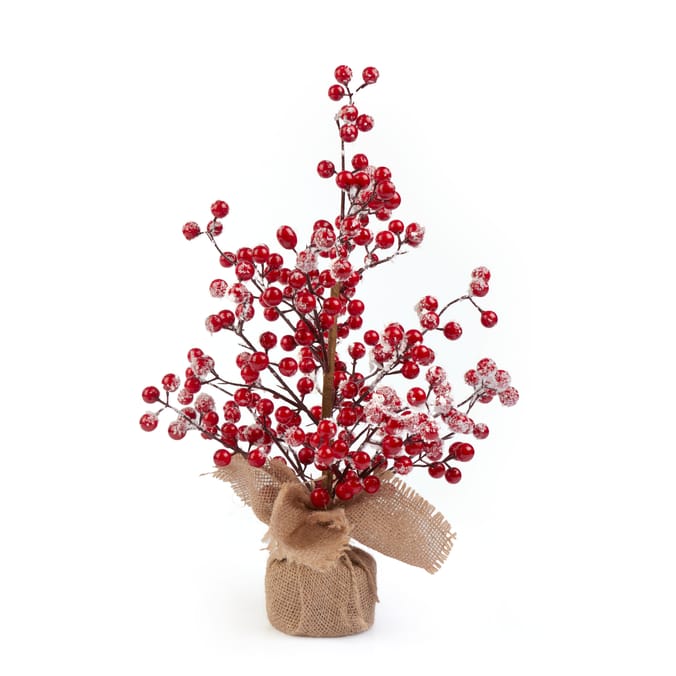 Festive Feeling Red Berry Table Tree