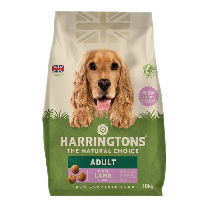 Harringtons Dry Adult Dog Food 10kg - Rich in Lamb & Rice