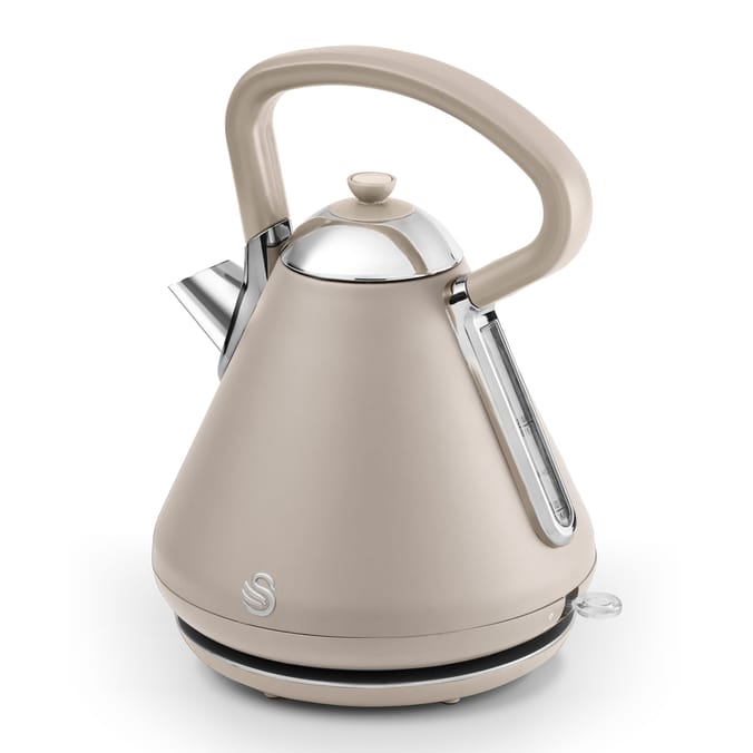 Swan Pyramid Kettle 1.7l - Latte