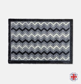 Aztec Charcoal Door Mat 40x60 