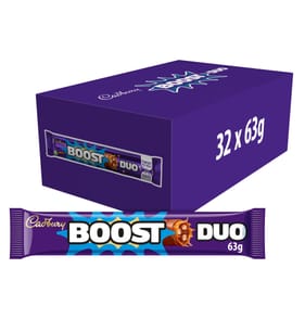 Cadbury Boost Duo Chocolate Bar 63g x32