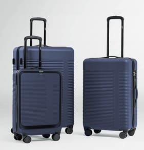 Salisburys Hard Shell Lisbon Expandable Suitcase - Navy