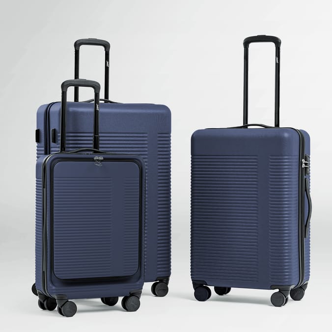 Salisburys Hard Shell Lisbon Expandable Suitcase - Navy