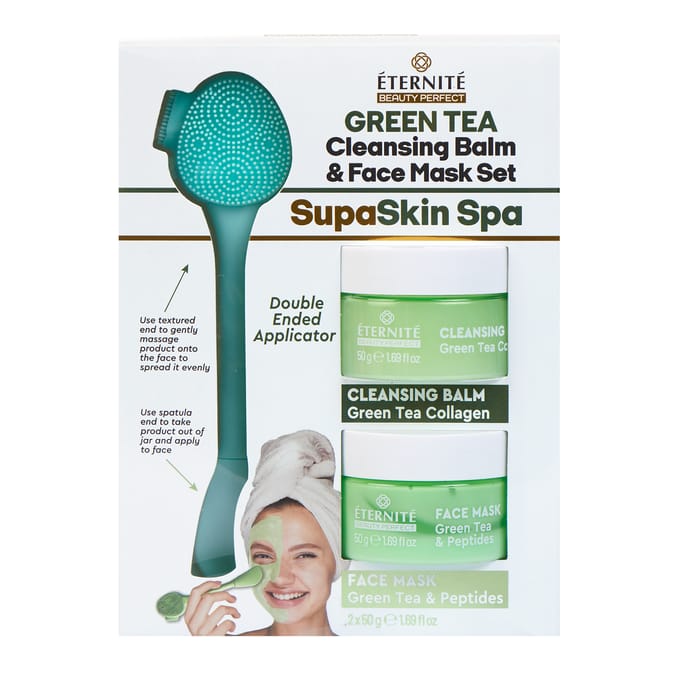 Eternite Green Tea Cleansing Balm & Face Mask Set