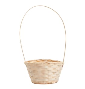 Hoppy Easter Easter Basket Large - Natural