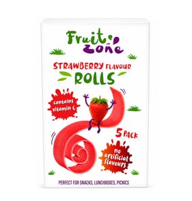 Fruit Zone Strawberry Flavour Rolls 75g