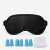 Travel Eye Mask & Ear Plugs - Blue 