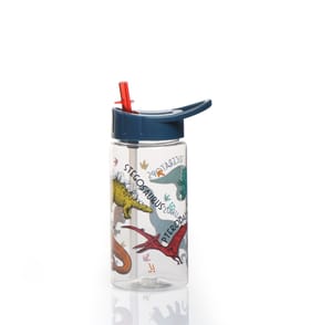 Back To School Bottle With Straw 400ml - Navy