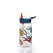 Back To School Bottle With Straw 400ml - Navy