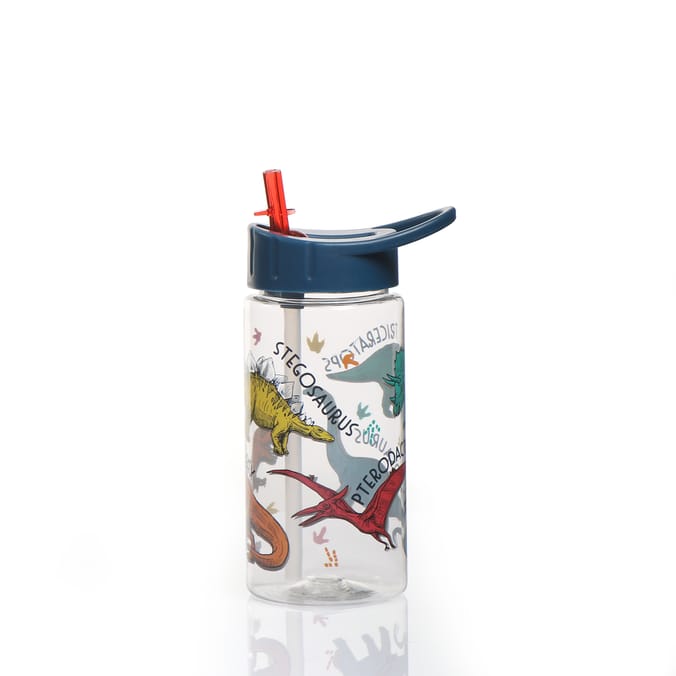 Back To School Bottle With Straw 400ml - Navy