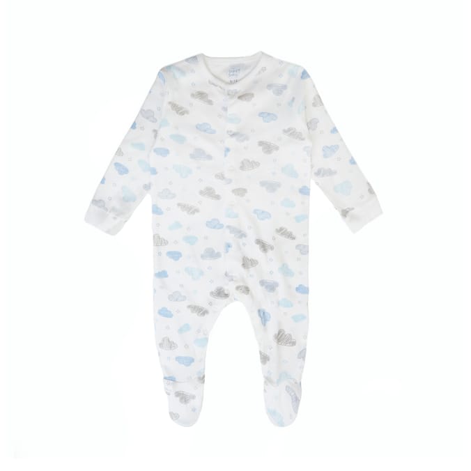 Pure Baby Long Sleeved Sleepsuits 3 Pack 