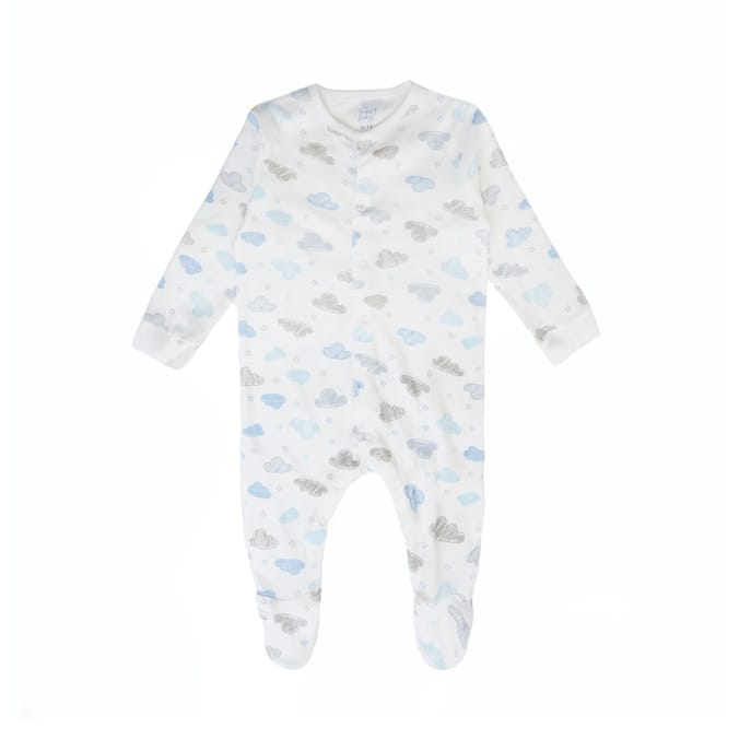 Pure Baby Long Sleeved Sleepsuits 3 Pack