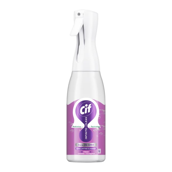 Cif Infinite Clean All in One Cleaner Spray 590ml -  Lavender & Eucalyptus