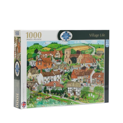 Puzzle 1000 Teile – „Village Greengrocer“ Von Bluebird, Farbenfroh & Hochwertig